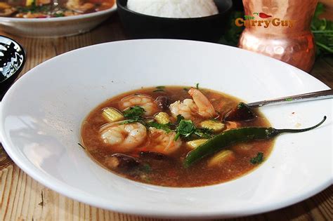 prawn-soup-hot-and-sour-thai-soup-recipe-the image