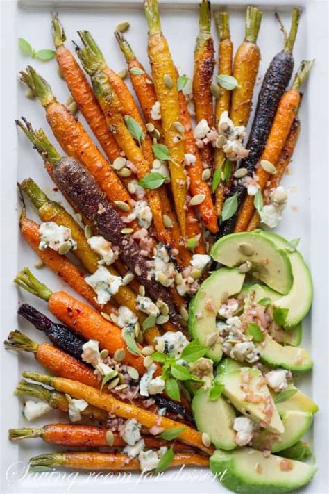 roasted-carrots-with-avocado-and-vinaigrette image