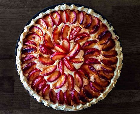 classic-plum-and-almond-tart-recipe-the-spruce-eats image