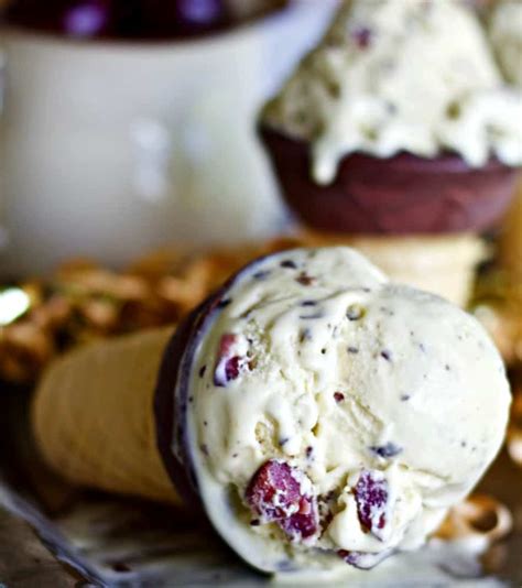 dark-chocolate-cherry-custard-ice-cream-homemade image
