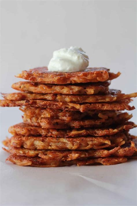 chipotle-cheddar-potato-latkes-half-baked-harvest image