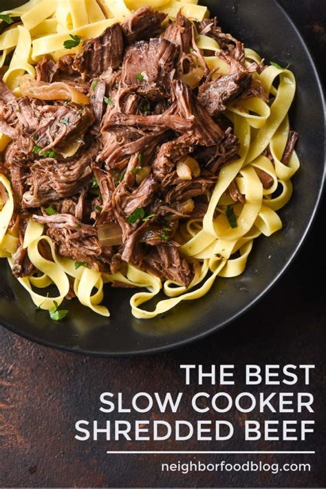 the-best-slow-cooker-shredded-beef image