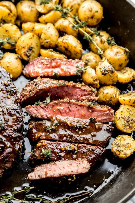 easy-pan-seared-sirloin-steak-recipe-the-food-cafe image
