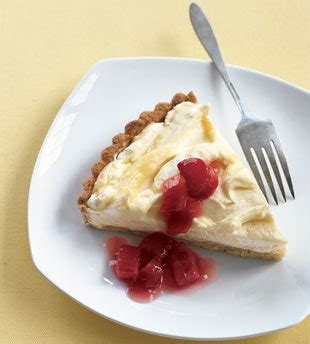 lemon-cloud-tart-with-rhubarb-compote-recipe-bon image