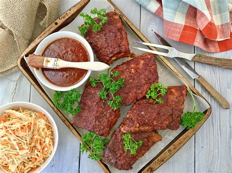 saucy-oven-spare-ribs-recipes-the-kitchen-fairy image