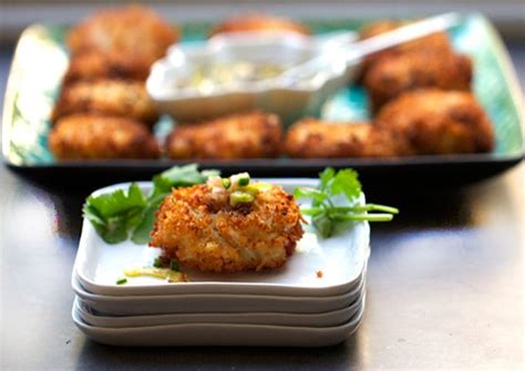 royal-thai-crab-cakes-with-sweet-and-sour-dipping-sauce image