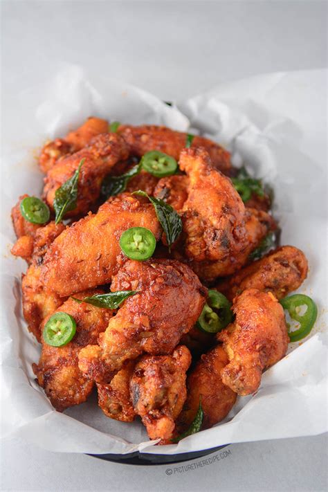 chicken-65-wings-indian-masala-fried-wings-picture image