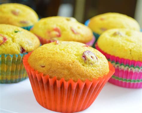 orange-cranberry-cupcakes-recipe-by-archanas-kitchen image