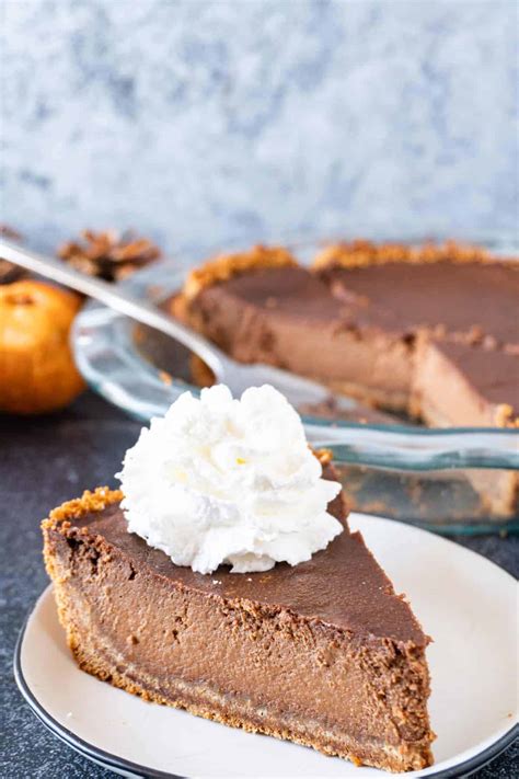 the-best-chocolate-pumpkin-pie-easy-homemade image