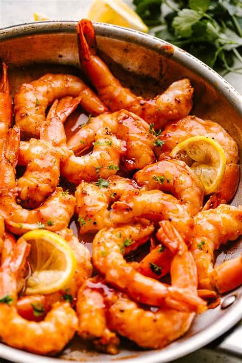 skillet-bbq-shrimp-recipe-homemade-barbecue-sauce image