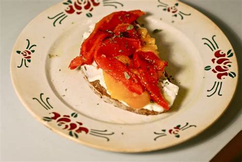 ricotta-and-roasted-pepper-tartine-the-wednesday image