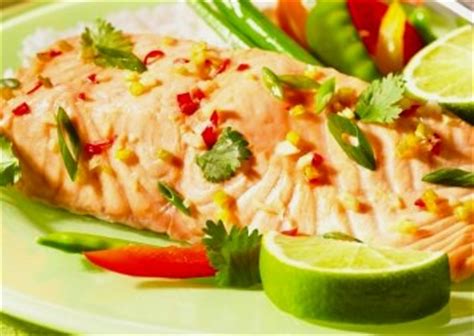healthy-salmon-recipes-steamed-salmon-with-chili image