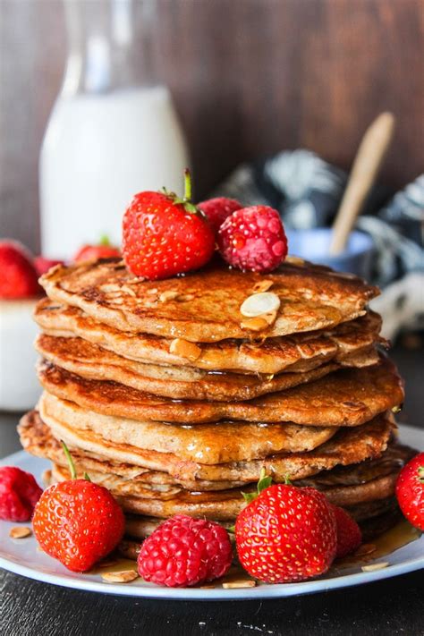 vegan-buckwheat-oat-pancakes-a-saucy-kitchen image