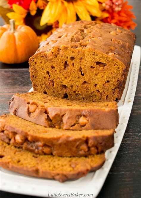 butterscotch-pumpkin-bread-little-sweet-baker image
