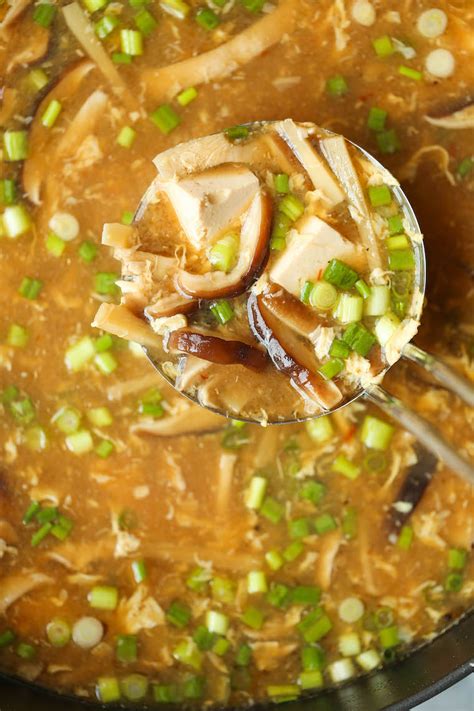 easy-hot-and-sour-soup-damn-delicious image