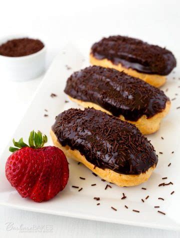 chocolate-eclairs-barbara-bakes image