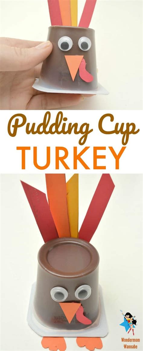 pudding-cup-turkey-craft-wondermom-wannabe image