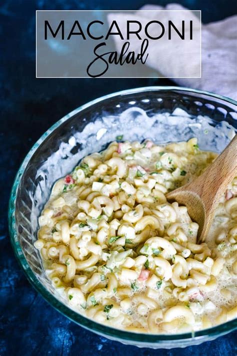 deli-style-macaroni-salad-recipe-the-thirsty-feast image