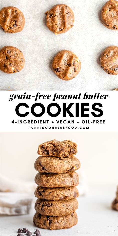 vegan-grain-free-peanut-butter-cookies-running-on image
