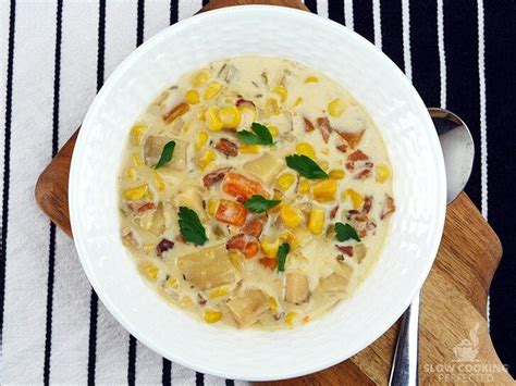 creamy-slow-cooker-corn-chowder-slow-cooking image