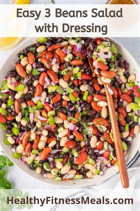 easy-three-bean-salad-recipe-healthy-fitness-meals image