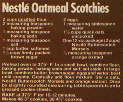 nestle-oatmeal-scotchies-recipe-clipping image