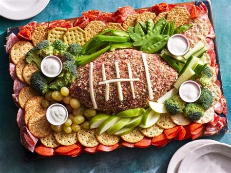 football-cheese-ball-and-charcuterie-board-food-network image
