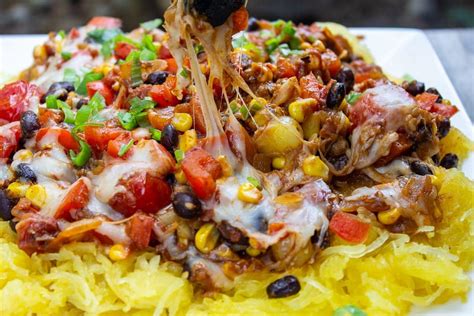 vegetable-spaghetti-squash-recipe-mexican-style image
