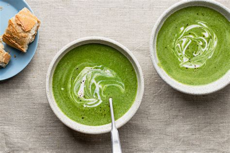 fresh-and-healthy-spinach-soup-recipe-the-spruce-eats image