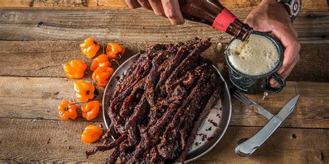 smoked-spicy-venison-jerky-recipe-traeger-grills image