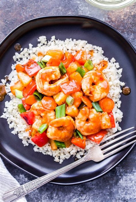 sweet-and-sour-shrimp-stir-fry image