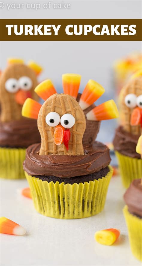 nutter-butter-oreo-turkey-cupcakes-your-cup-of-cake image