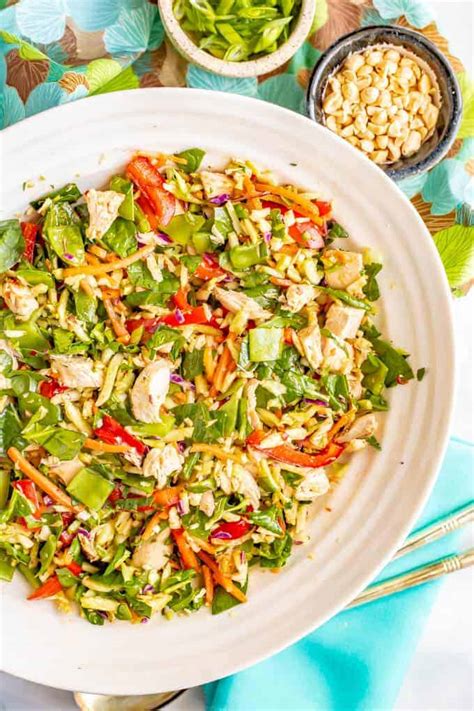 broccoli-slaw-chicken-salad-with-soy-ginger-dressing image