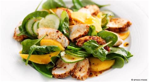 chicken-and-mango-salad-with-spinach-fine-dining image