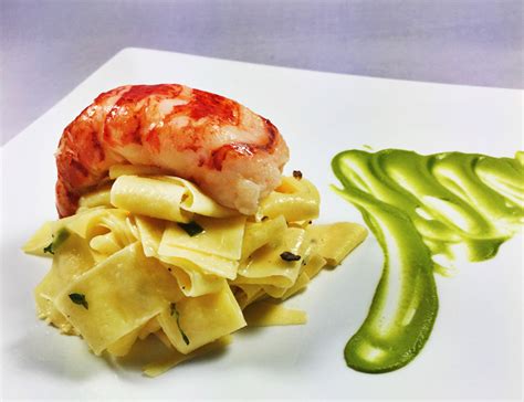 butter-poached-lobster-tails-with-tarragon-truffle image
