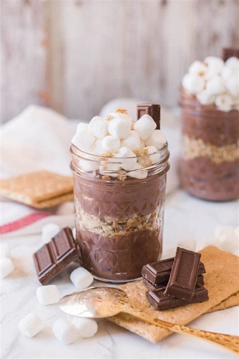 smores-pudding-chocolate-marshmallow-dessert-easy image
