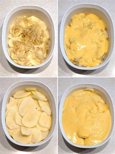 easy-cheesy-potato-and-onion-au-gratin-pudge image