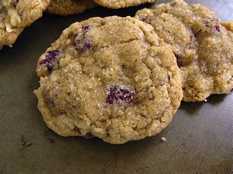 whole-grain-oatmeal-cookies-with-cranberries image