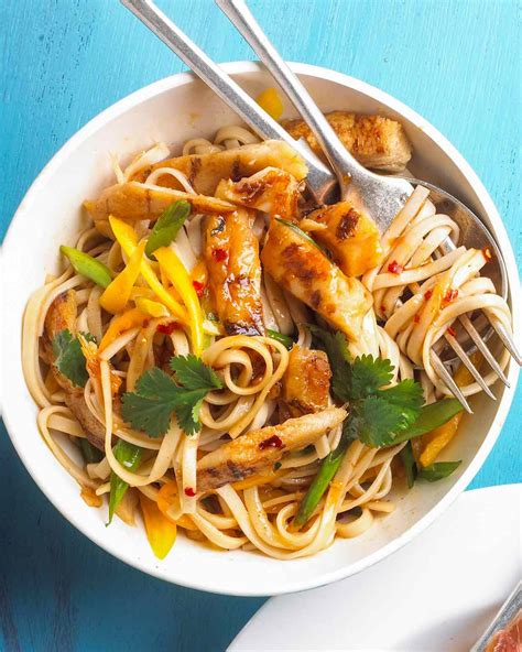 sesame-chicken-and-noodles-better-homes-gardens image