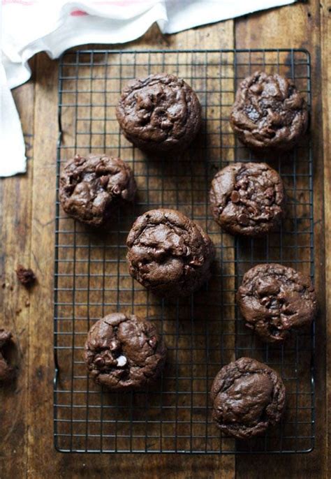 thick-and-fudgy-double-chocolate-cookies image