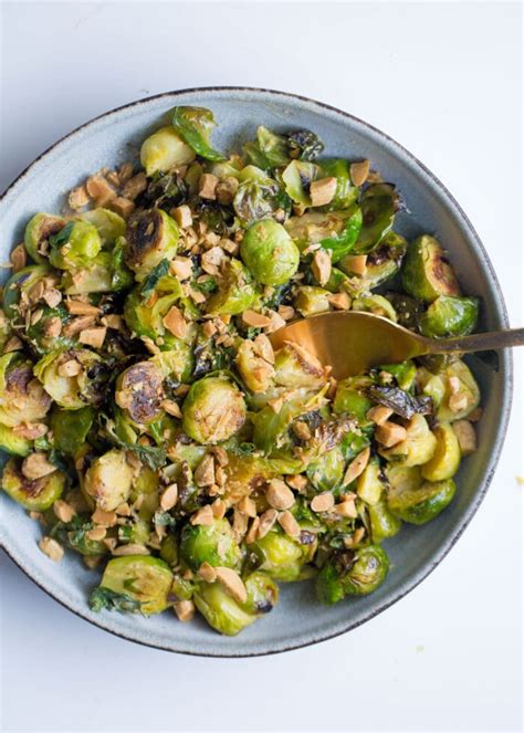 20-minute-crispy-and-creamy-skillet-brussels-sprouts image