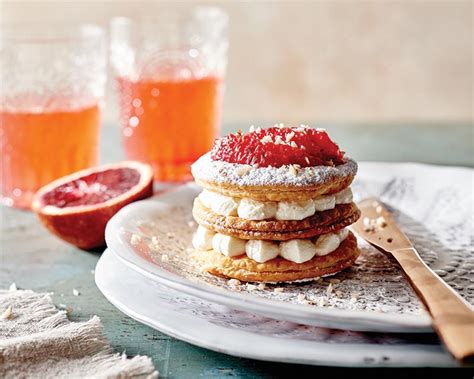 quick-blood-orange-mille-feuille-with-chantilly-cream image