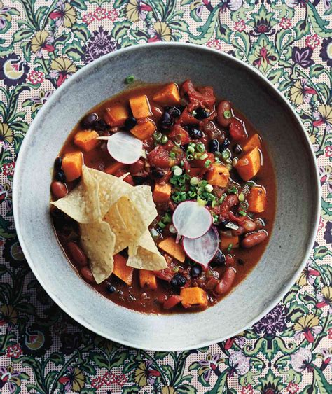 slow-cooker-vegetarian-chili-with-sweet-potatoes-real-simple image