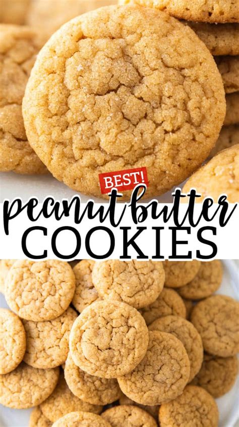 best-peanut-butter-cookies-soft-chewy-old-fashioned image