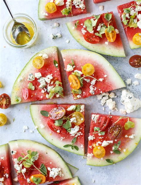watermelon-salad-wedges-with-blue-cheese-how image