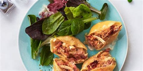 chicken-and-ham-stuffed-shells-recipe-womans-day image