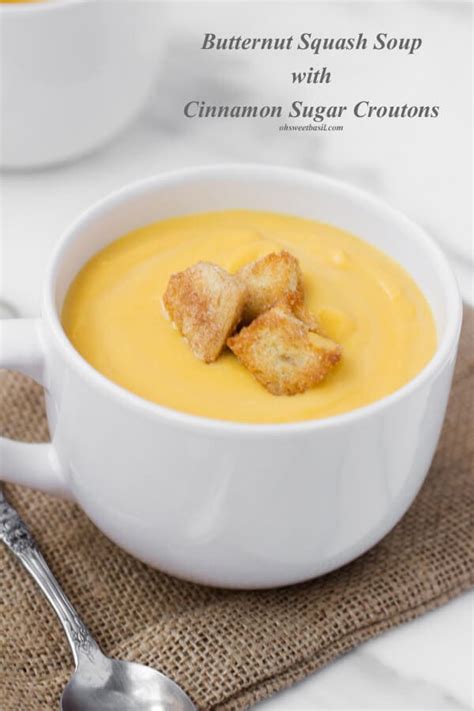 butternut-squash-soup-with-cinnamon-sugar-croutons image