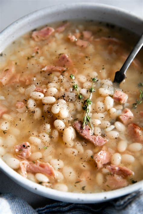 navy-bean-soup-with-ham-the-forked-spoon image