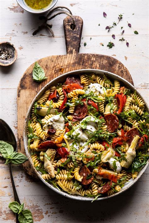 antipasto-pasta-salad-with-herby-parmesan image