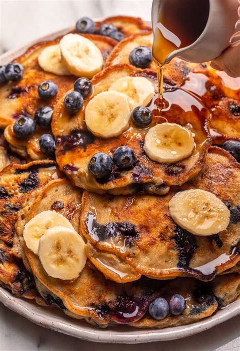 banana-blueberry-pancakes-baker-by-nature image